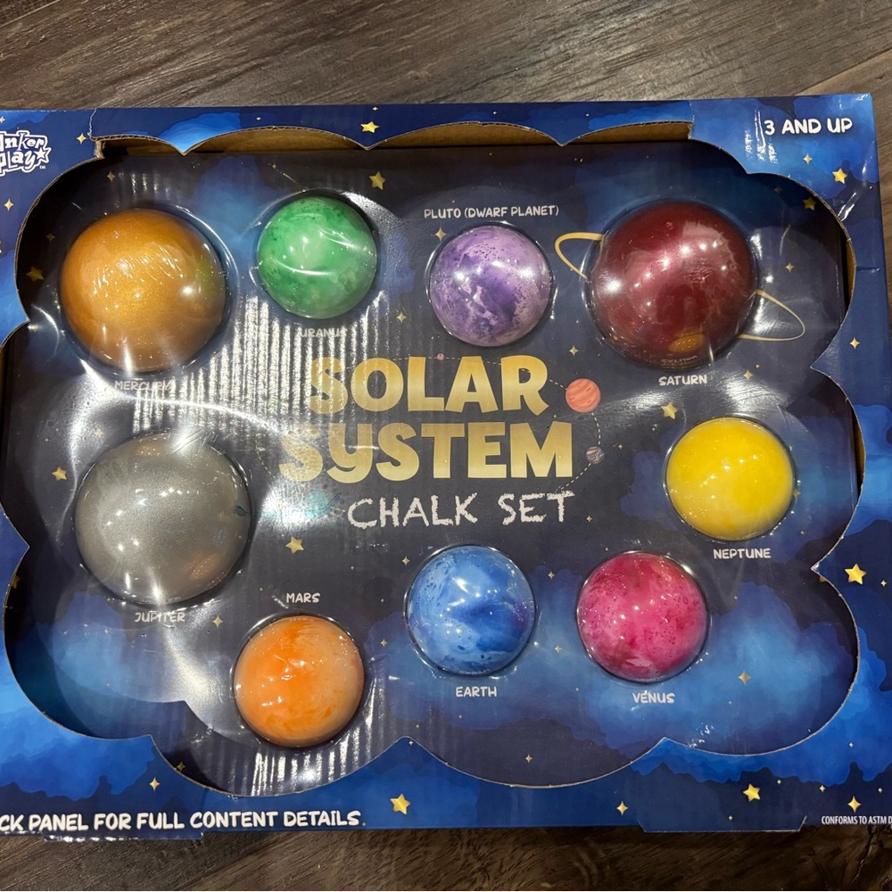 Solar System Chalk Set NEW